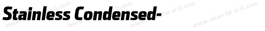 Stainless Condensed字体转换